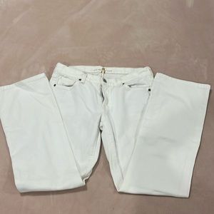 7 for all mankind white jeans